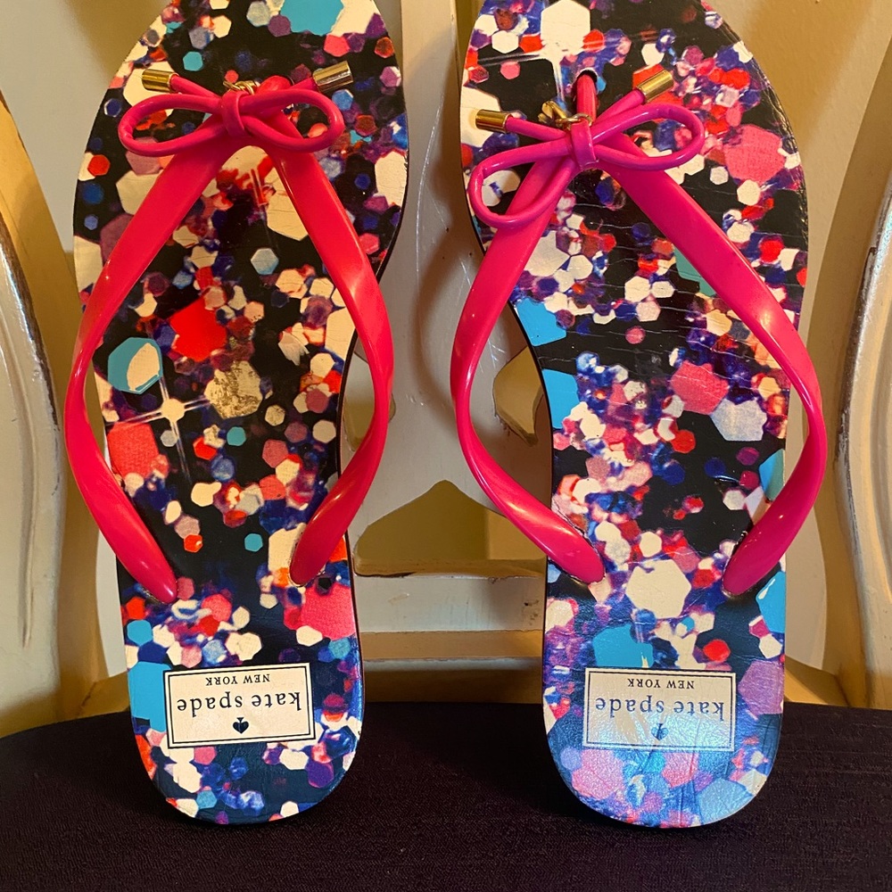 Kate Spade Flip Flops Sz 8